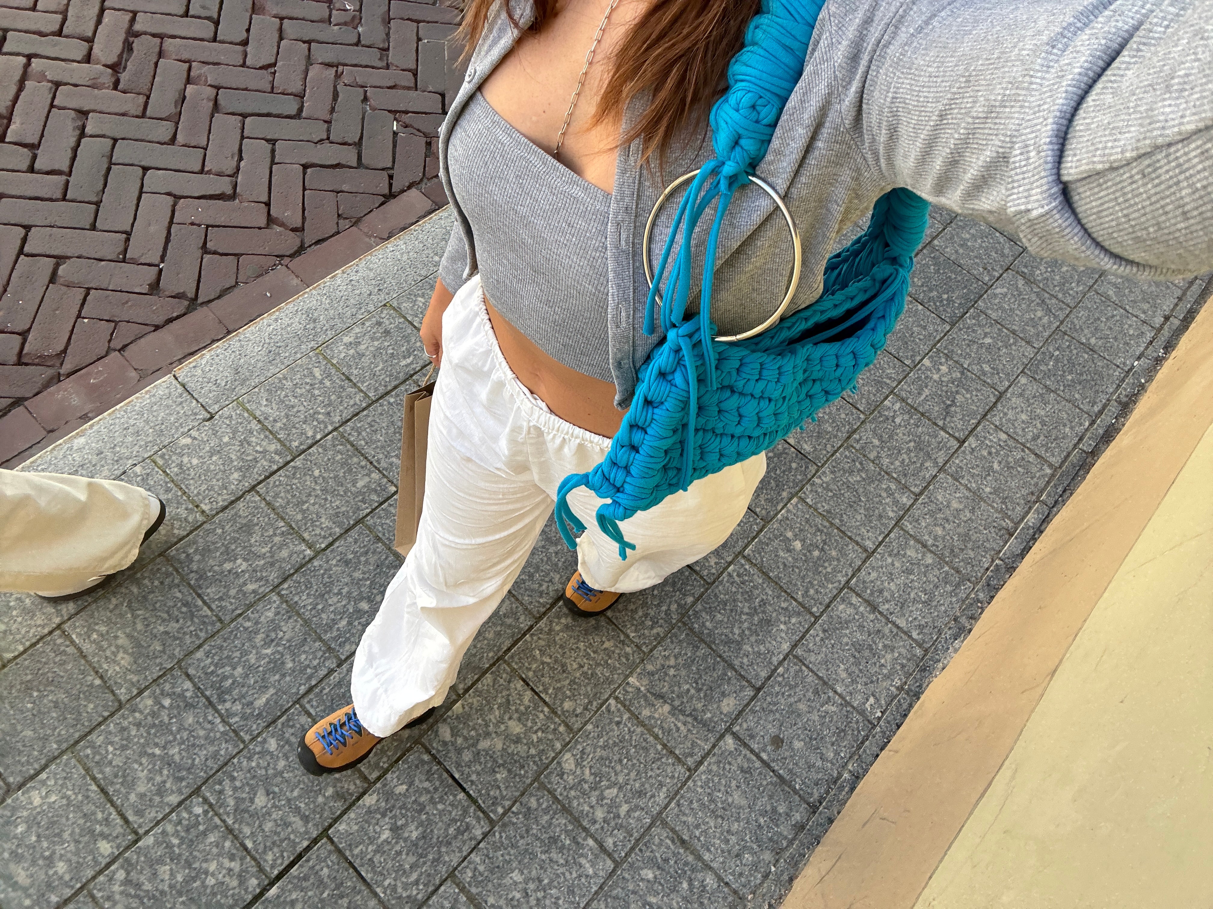 The bigger the hoop bag